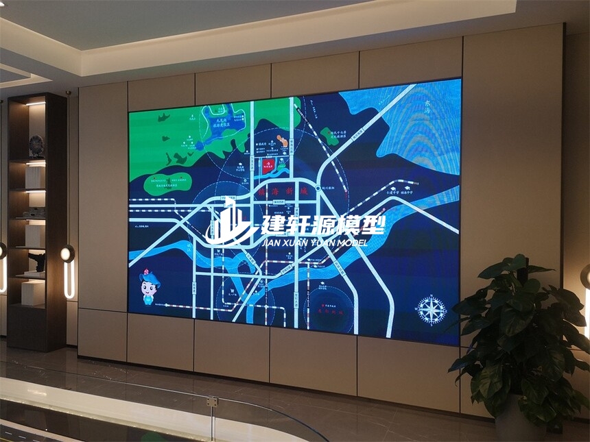 天柱地产壁挂模型制作