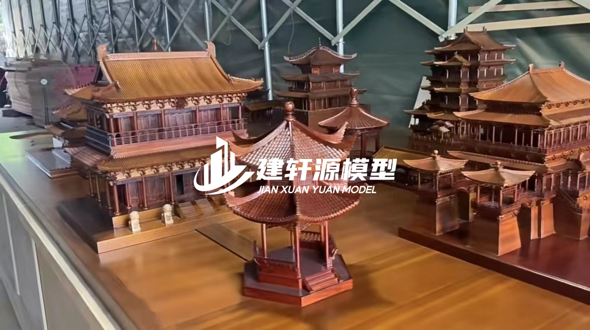 天柱古建模型制作